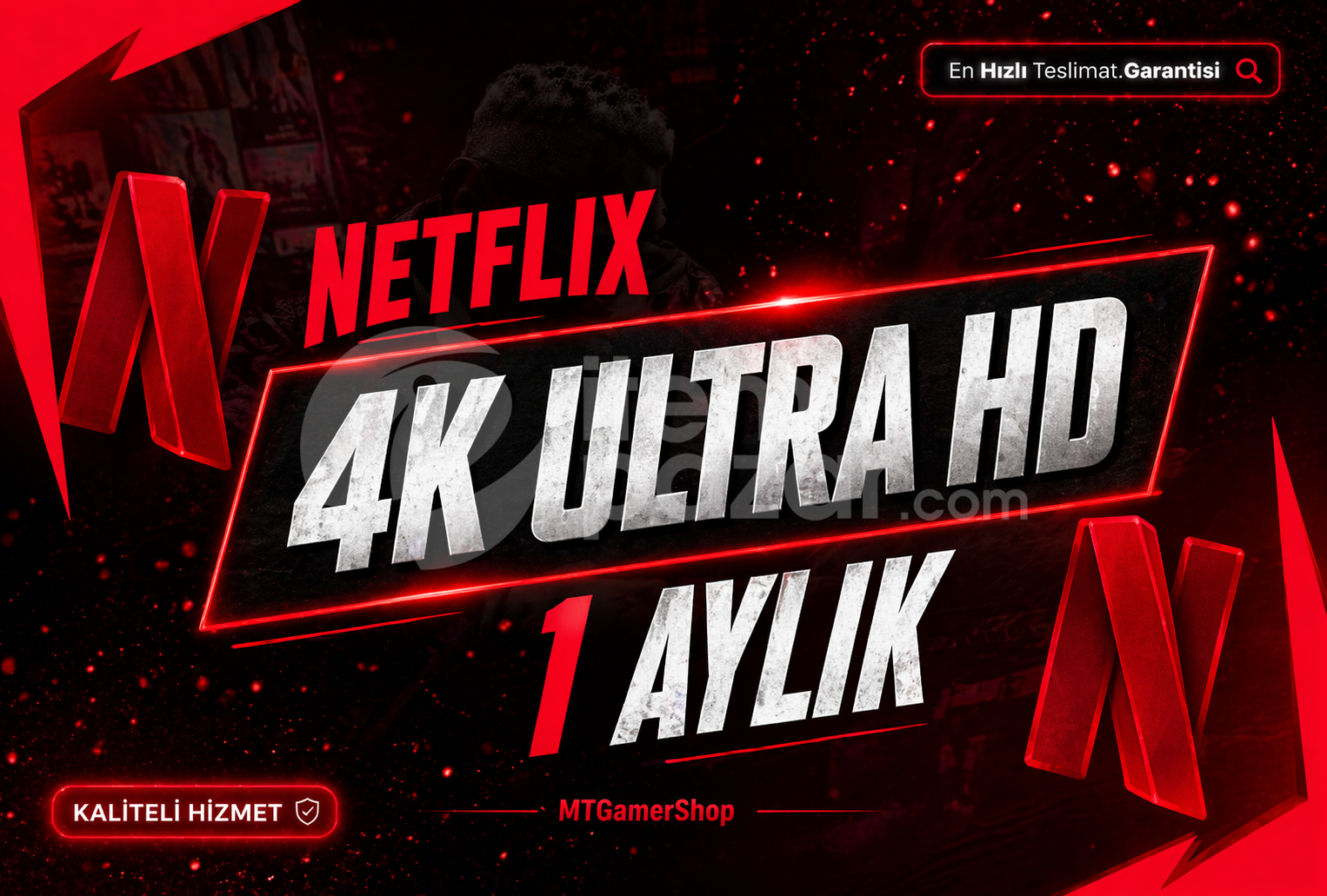 ⭐[SORUNSUZ]⭐Netflix 1 Aylık 4K + Garanti ⭐