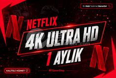 ⭐[SORUNSUZ]⭐Netflix 1 Aylık 4K + Garanti ⭐