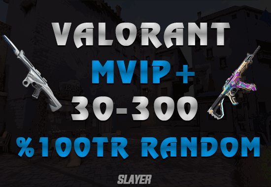 [ÖZEL STOK] %100TR 30-300 RANDOM MVİP SKİNLER