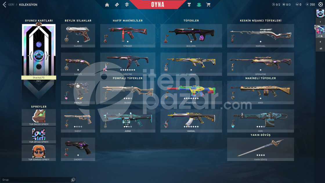 [PASİF] +100 SKIN ASIL VANDAL/OK PHANTOM