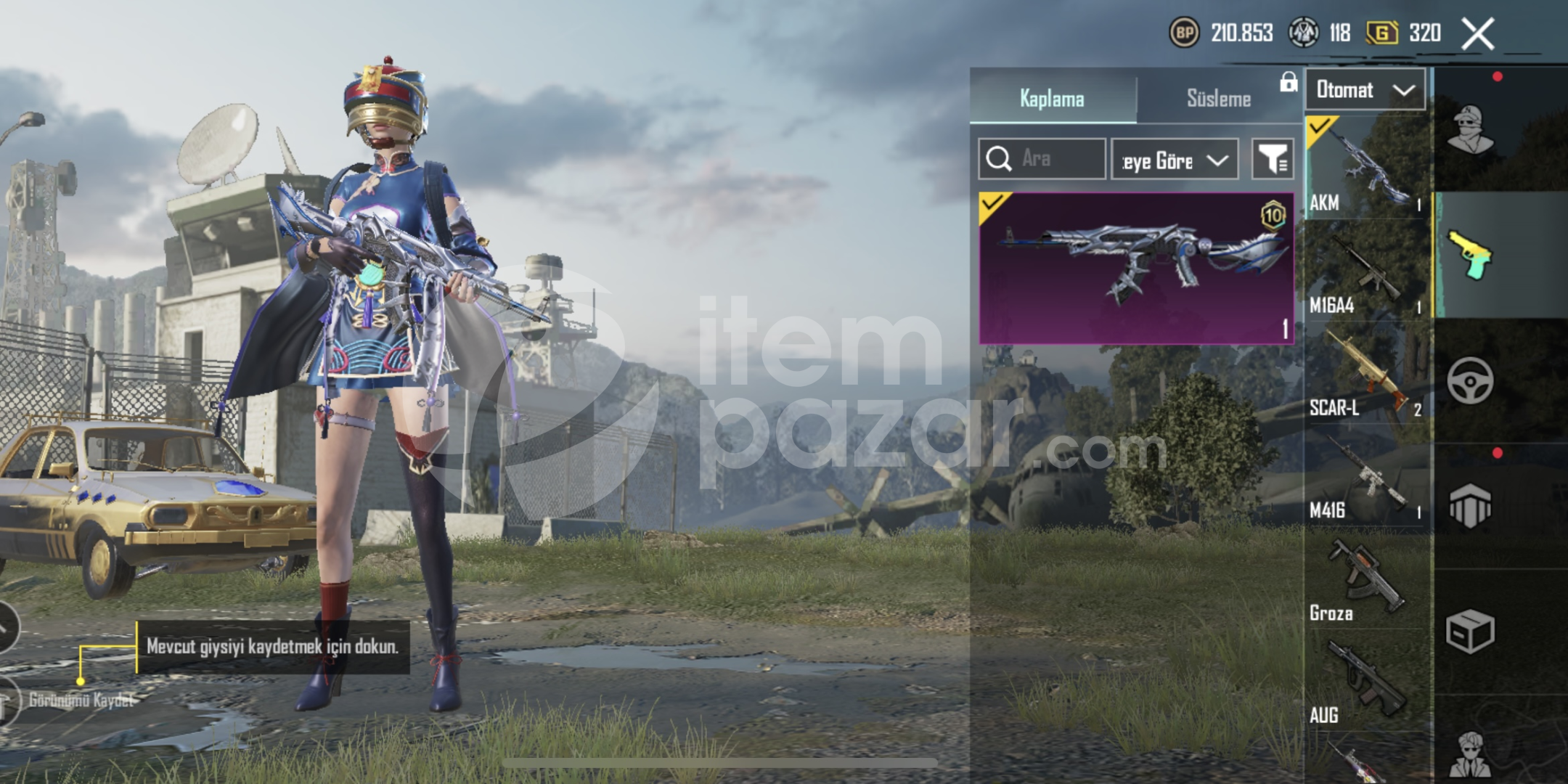 PUBG MOBİLE 3.SEZON ROYAL PASS ALINMIS HESAP