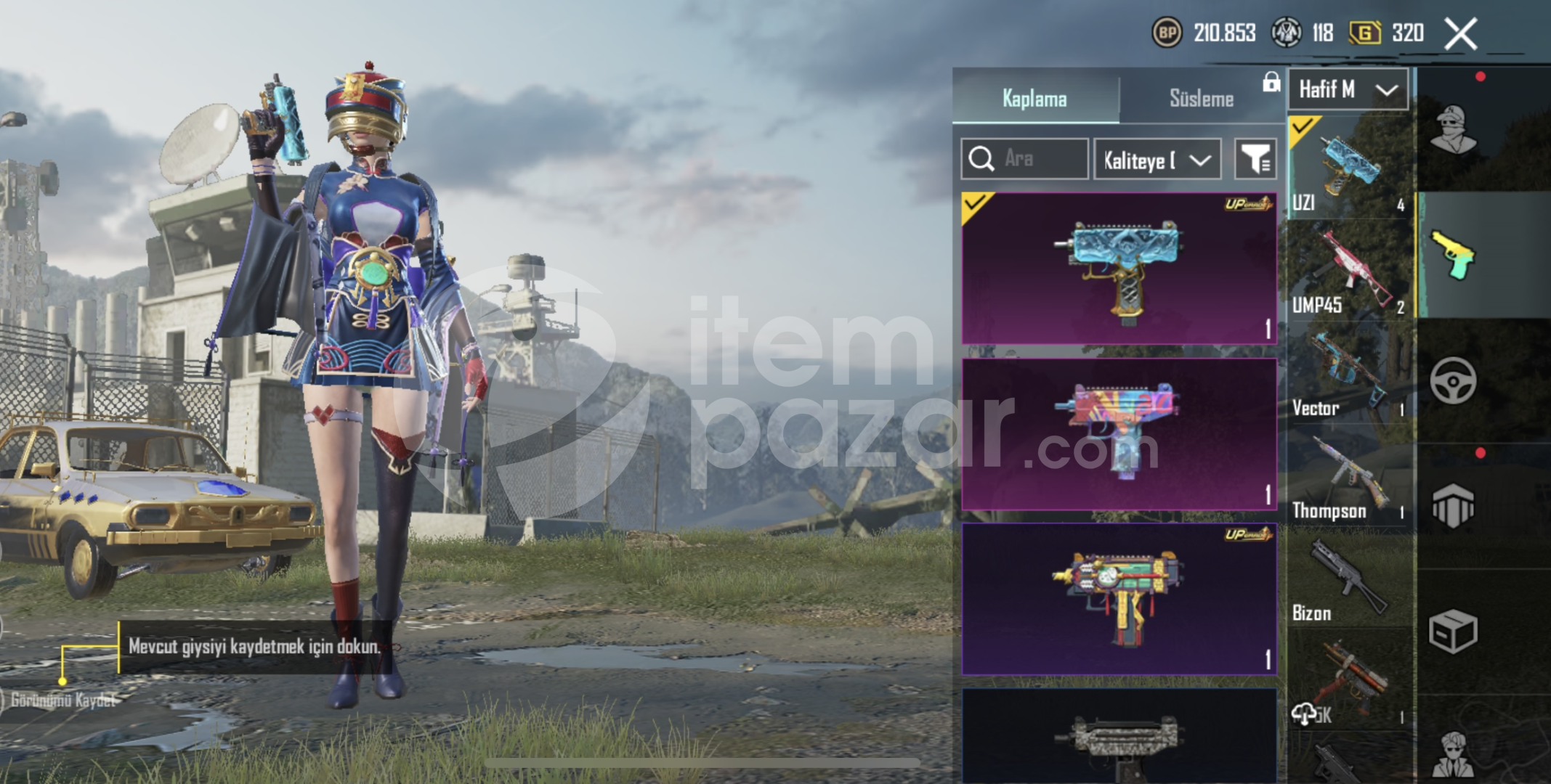 PUBG MOBİLE 3.SEZON ROYAL PASS ALINMIS HESAP