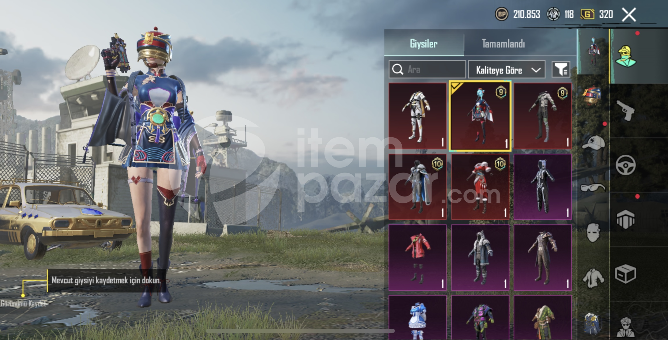 PUBG MOBİLE 3.SEZON ROYAL PASS ALINMIS HESAP