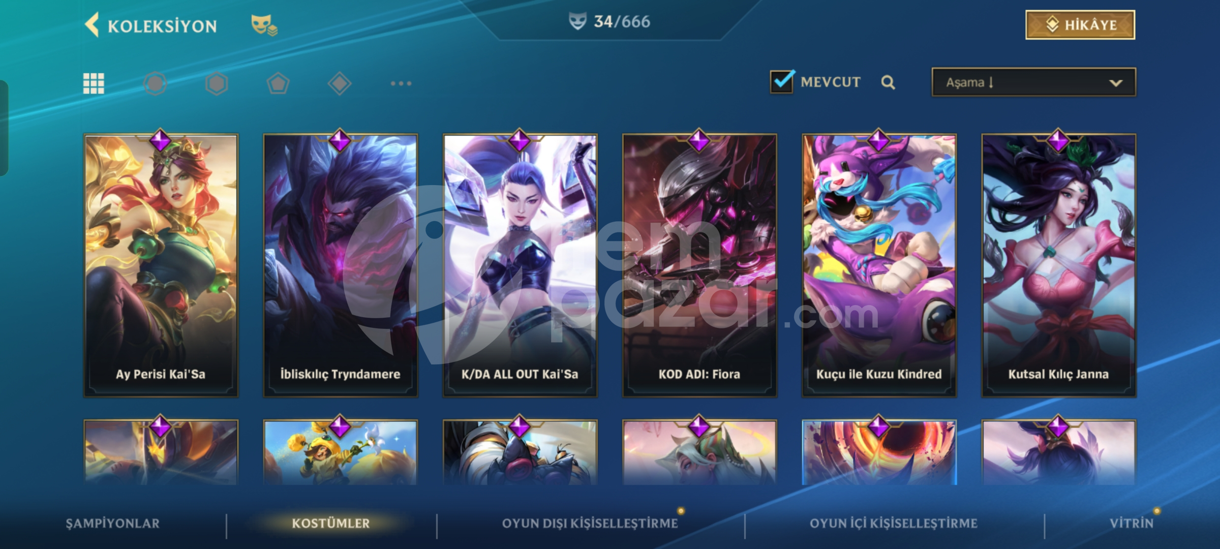 Pazarlık yapılır smurf hesabımdı 