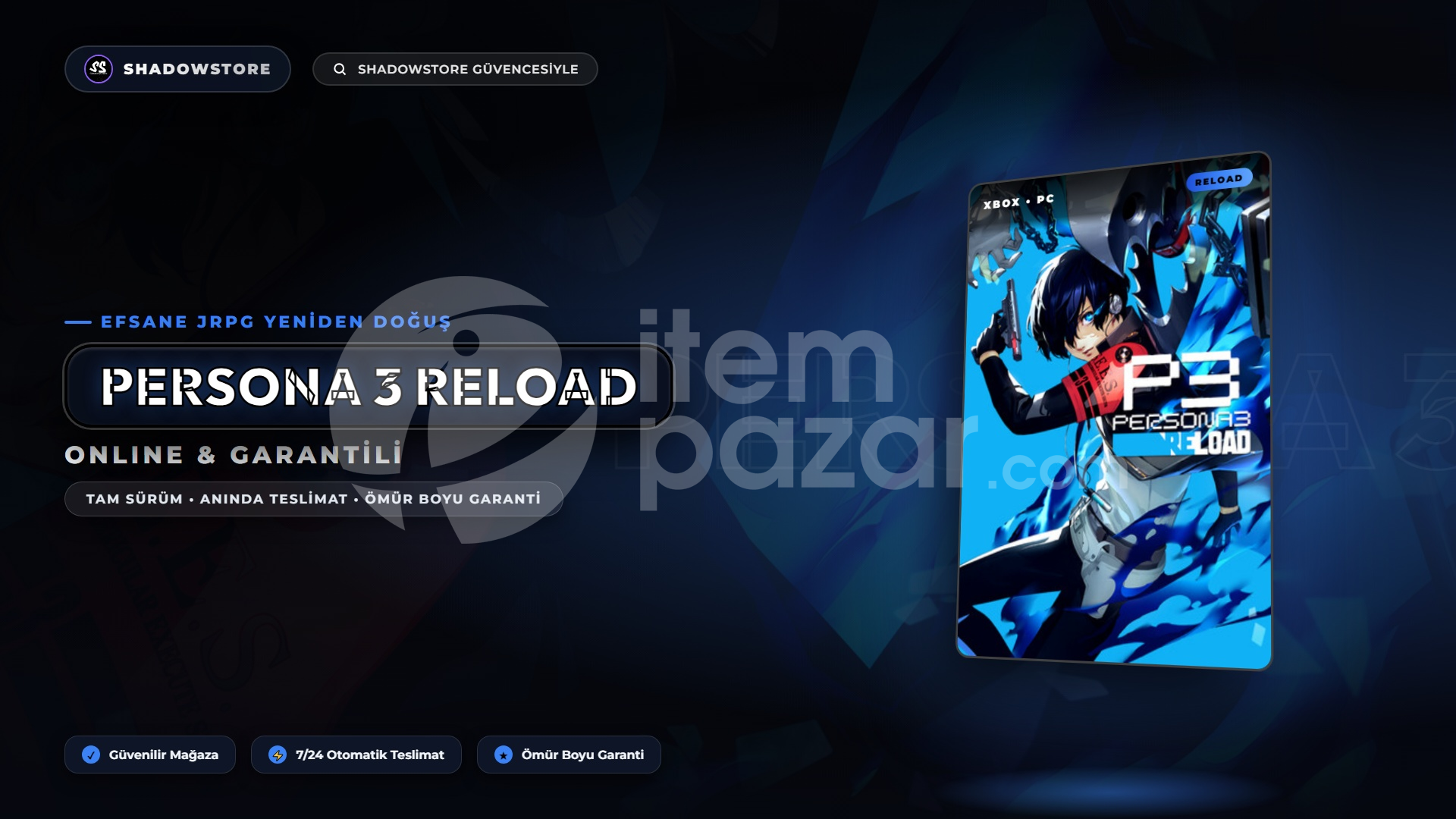 Persona 3 Reload Tam Sürüm Online Garanti