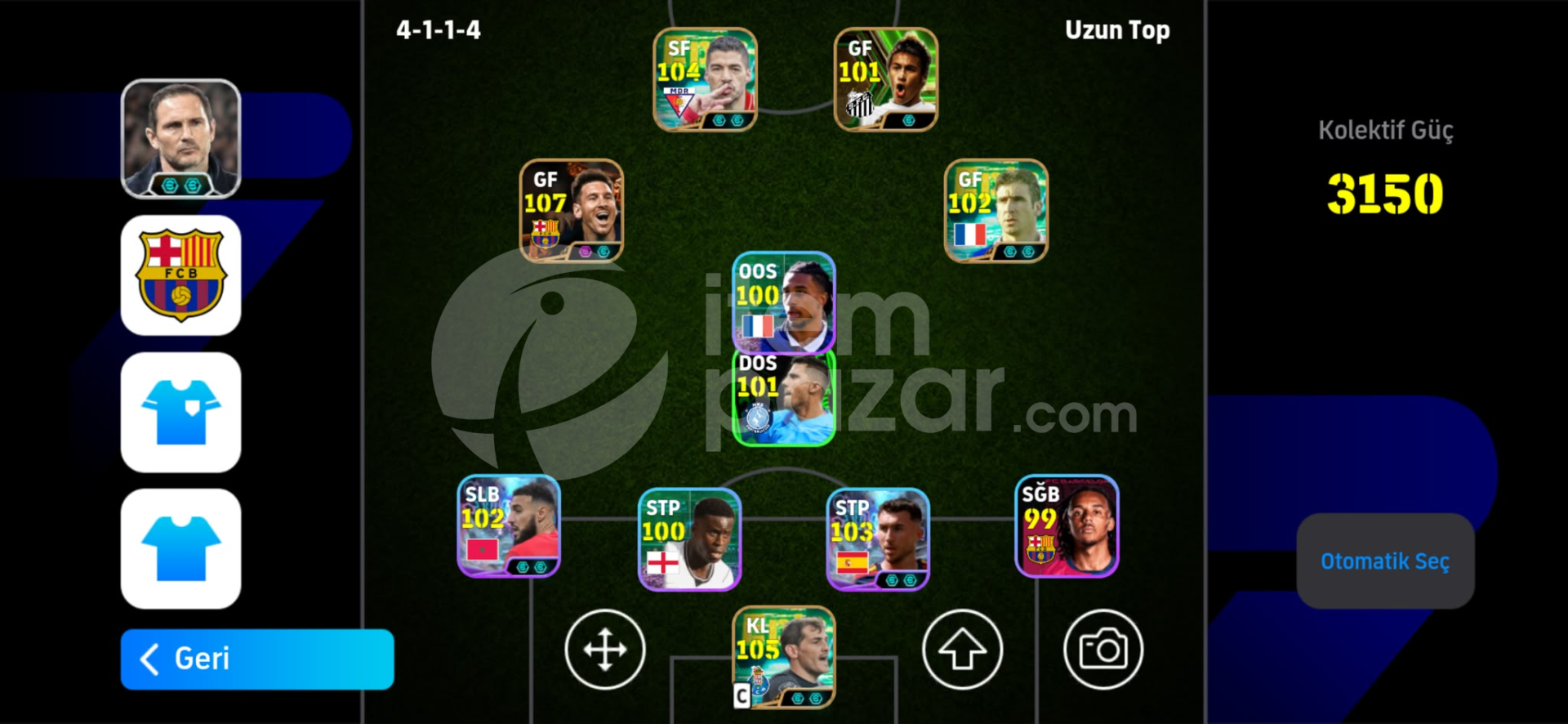 PES 26 3150 GÜÇ DOLU DOLU HESAP !