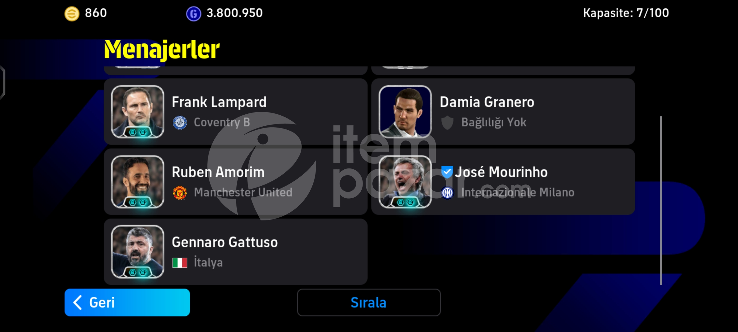 Pes 3231 kolektif güçlü hesap 