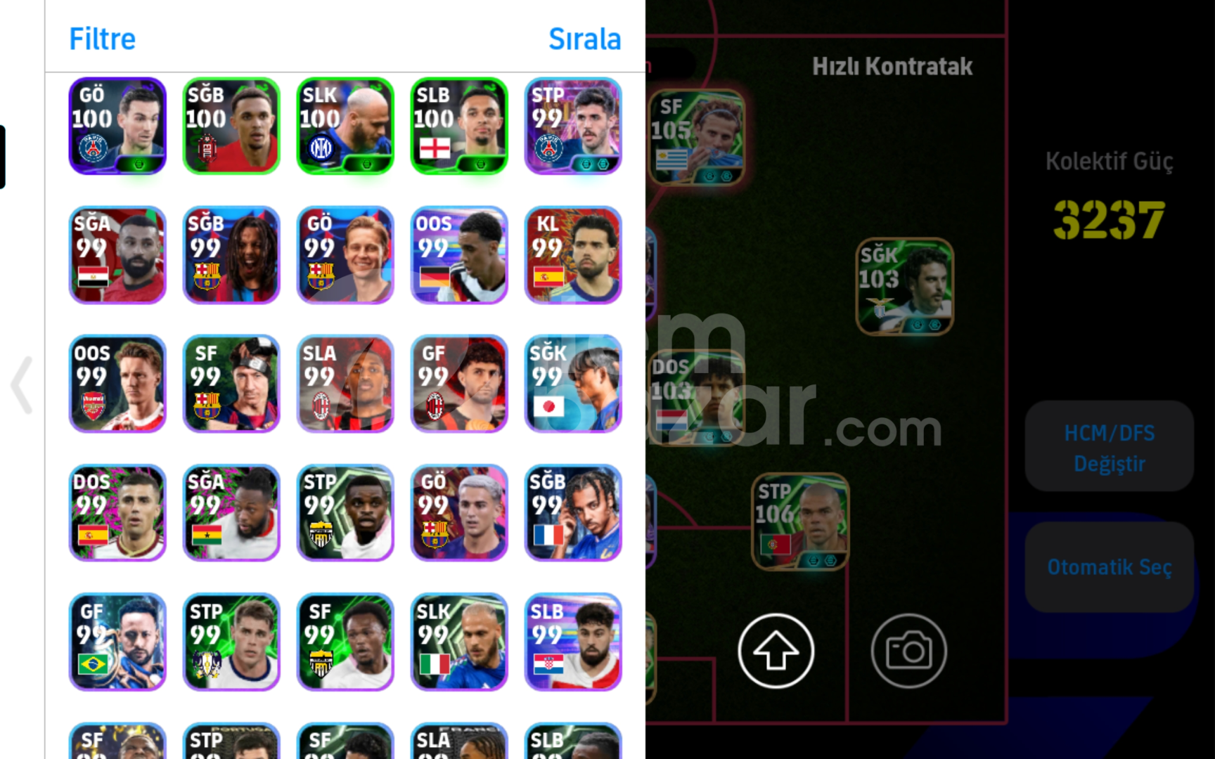 Pes hesabı (acili satılık) 