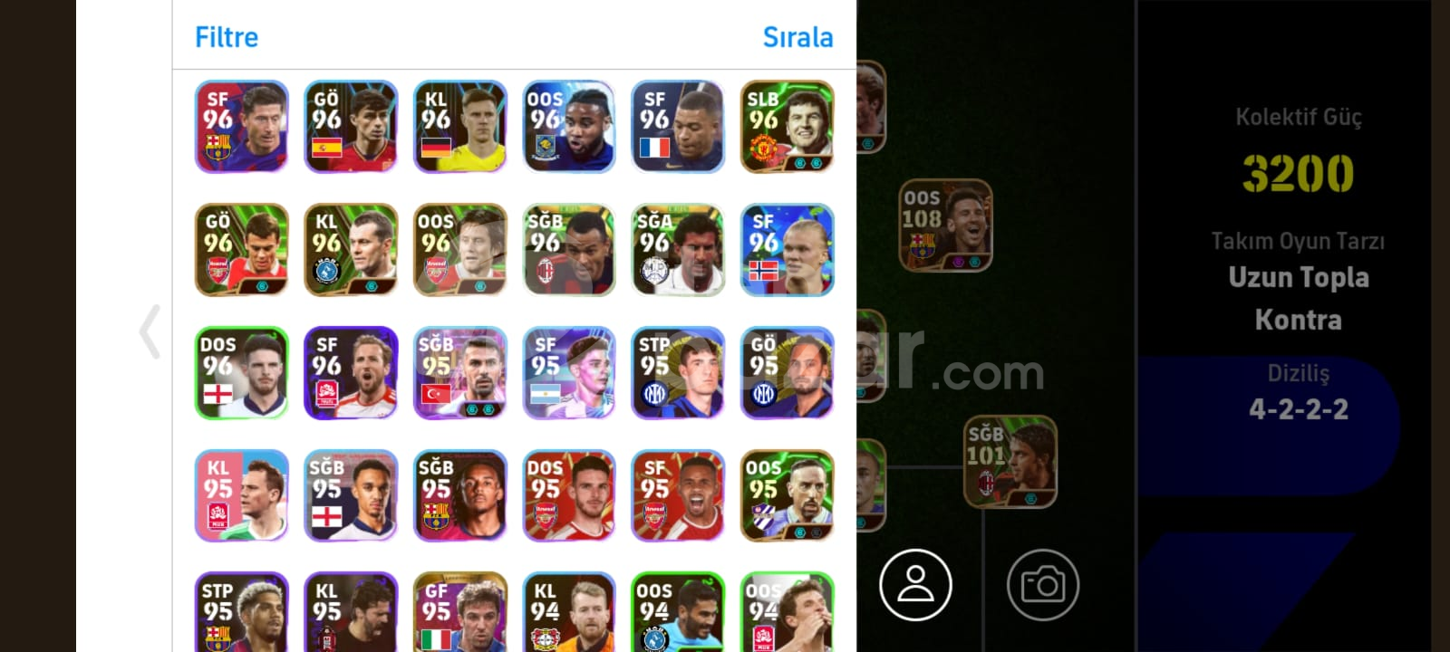 Pes mükemmel hesap