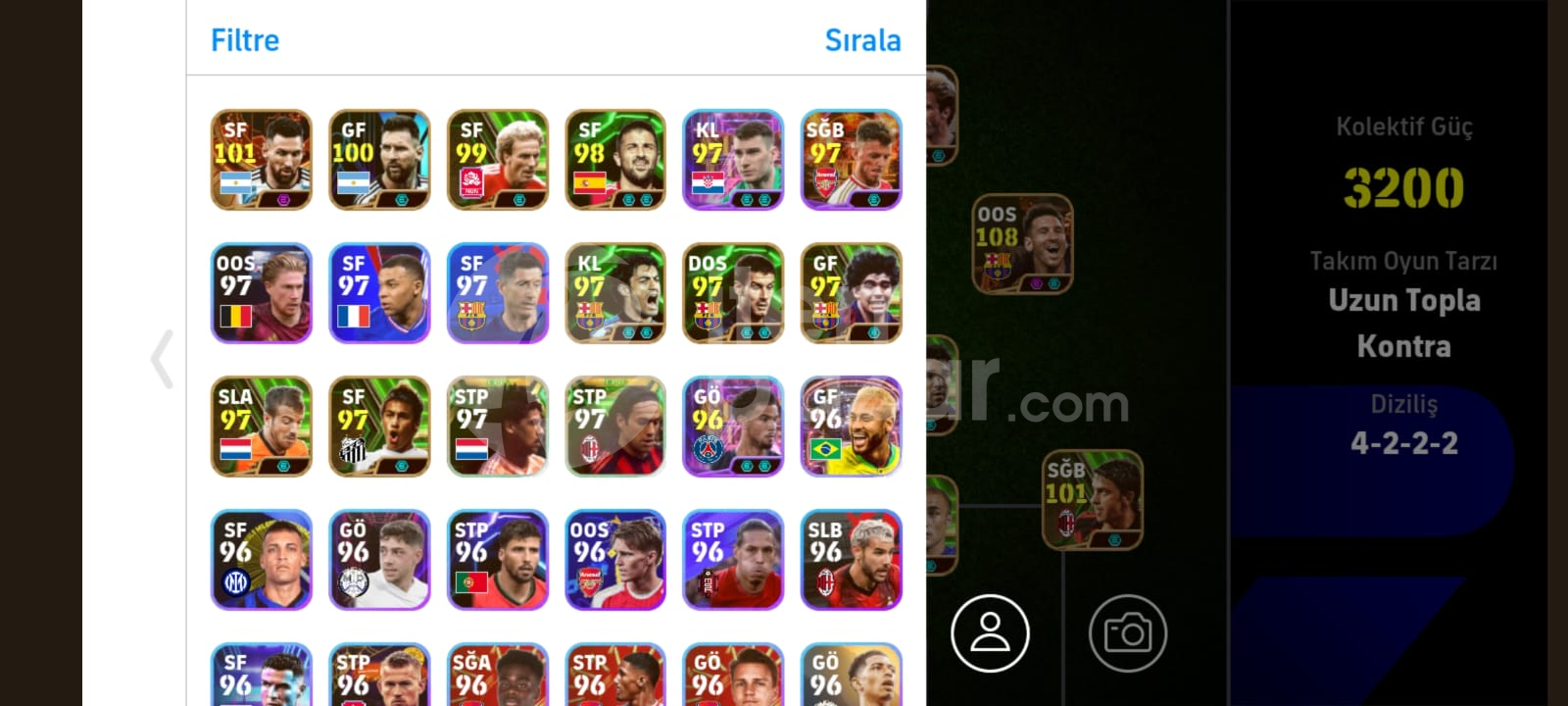 Pes mükemmel hesap