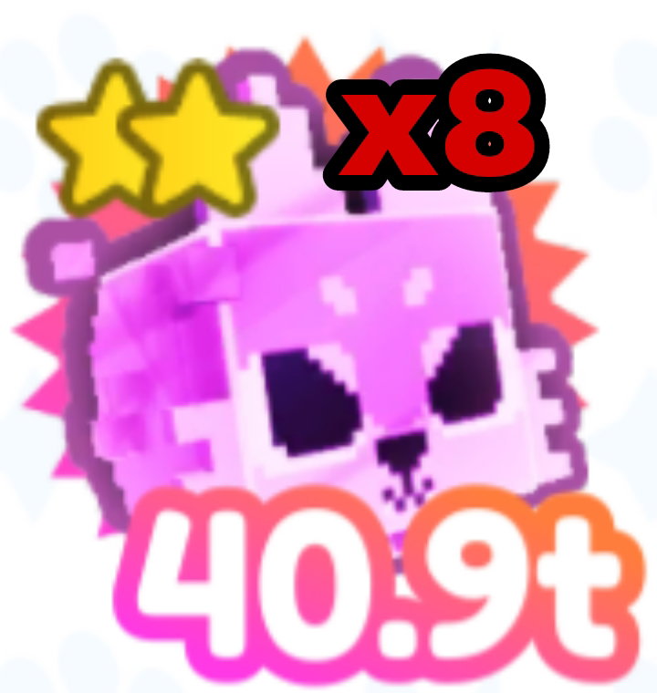 Pet Sim X 40T DARK MEDIR 8 ADET 
