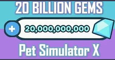 Pet Similator X 20B Gems