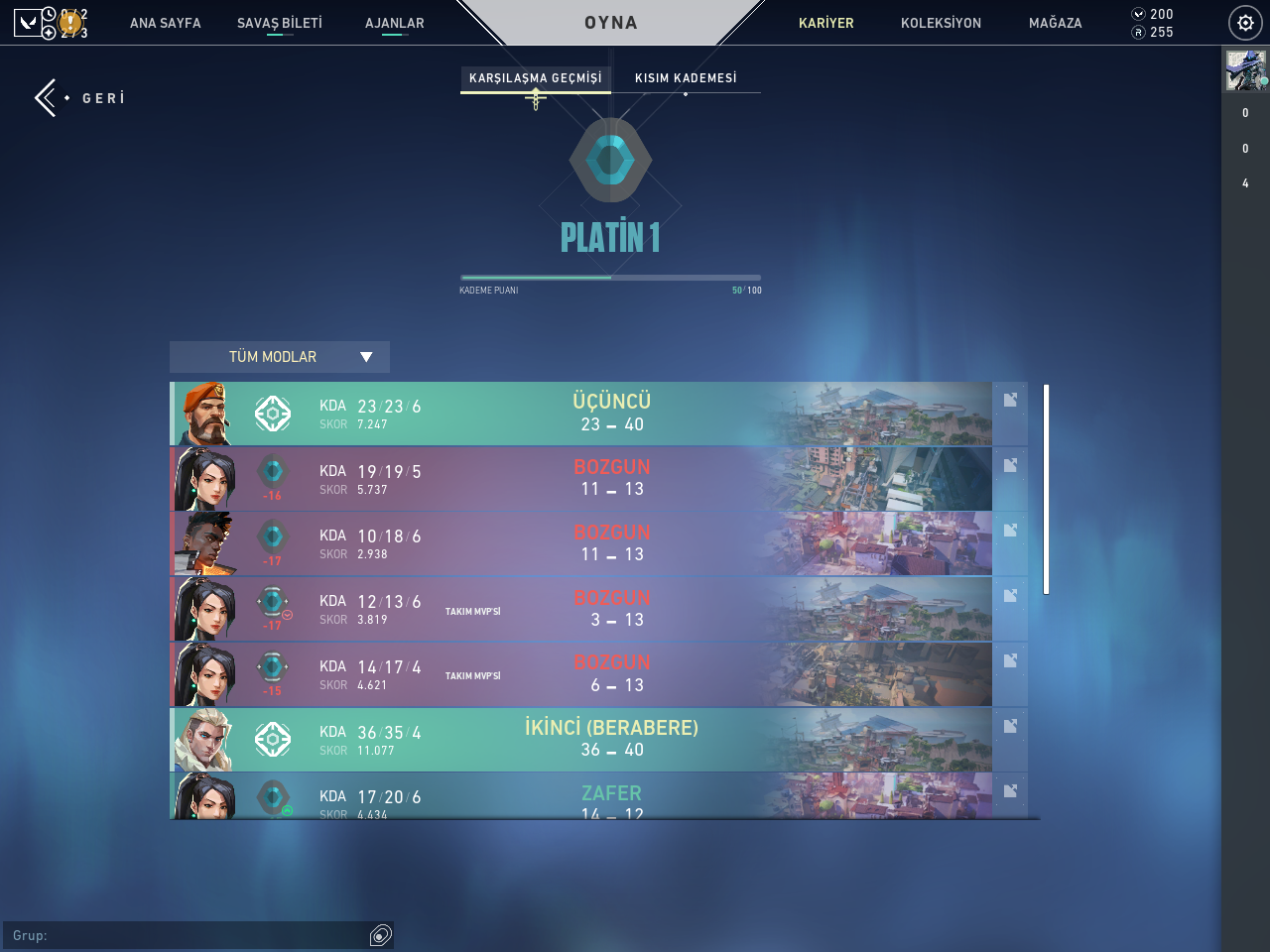 Platin 1 Hesap