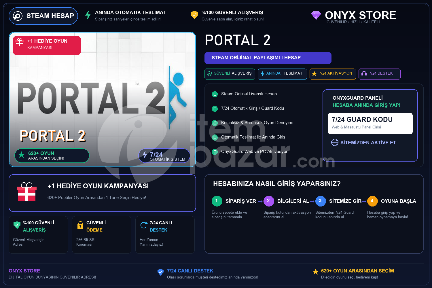 Portal 2 Garantili + Hediye