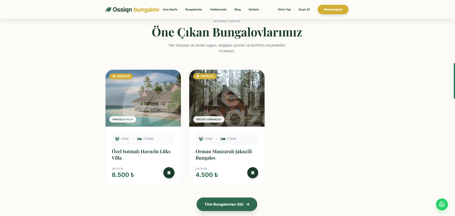 PREMİUM BUNGALOV SCRİPTİ