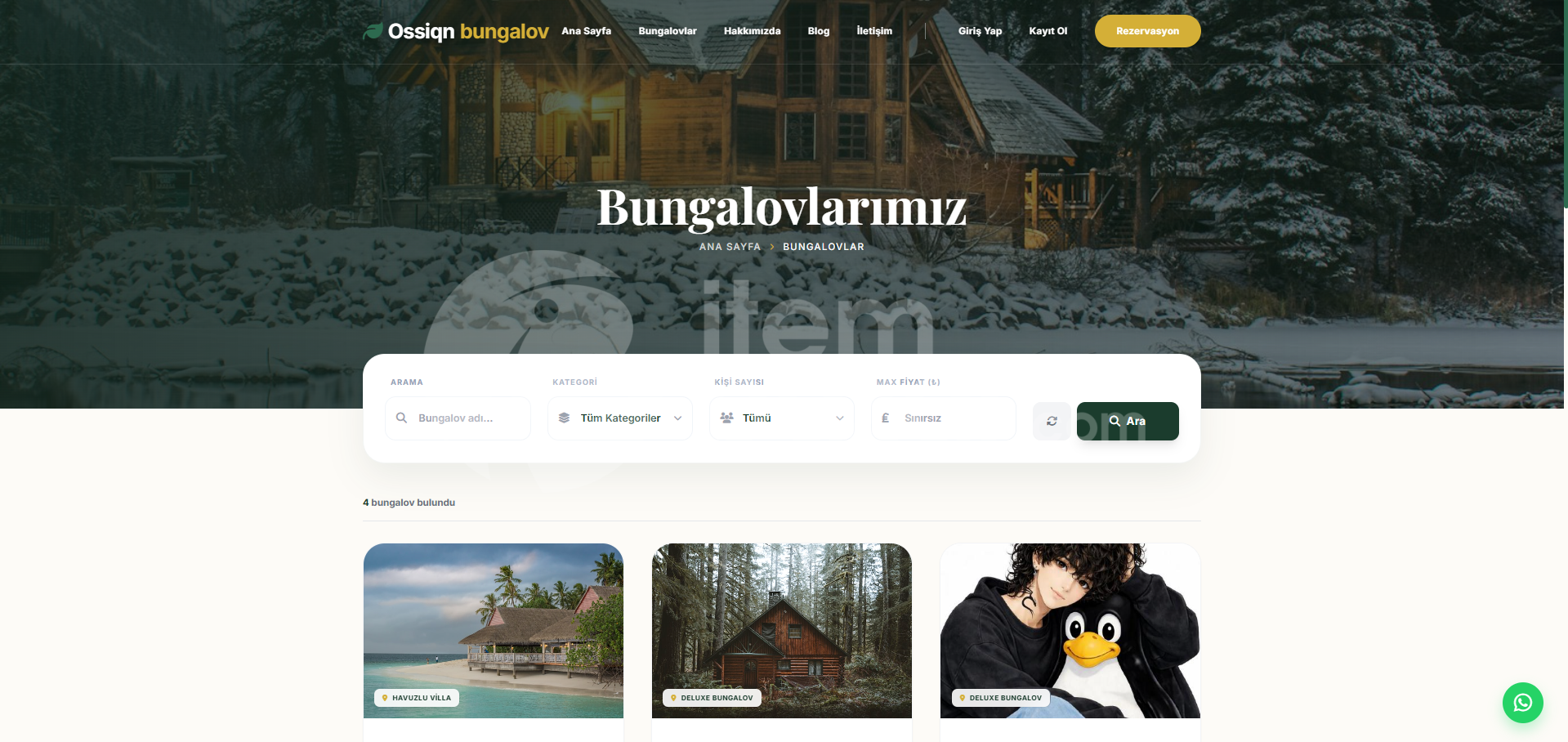 PREMİUM BUNGALOV SCRİPTİ