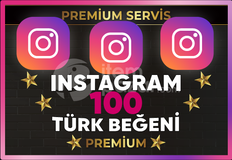 ⚡ [ PREMİUM ] INSTAGRAM 100 TÜRK BEĞENİ ⚡