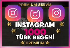 ⚡ [ PREMİUM ] INSTAGRAM 1000 TÜRK BEĞENİ ⚡