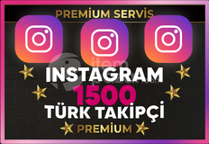 ⚡ [ PREMİUM ] INSTAGRAM 1500 TÜRK TAKİPÇİ ⚡