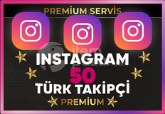 ⚡ [ PREMİUM ] INSTAGRAM 50 TÜRK TAKİPÇİ ⚡