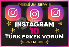 ⚡[ PREMİUM ] İNSTAGRAM TÜRK ERKEK 10 YORUM⚡