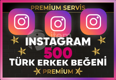 ⚡[ PREMİUM ] İNSTAGRAM TÜRK ERKEK 500 BEĞENİ⚡