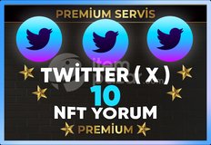 ⚡ [ PREMİUM ] TWİTTER ( X ) NFT 10 YORUM ⚡
