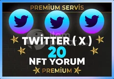 ⚡ [ PREMİUM ] TWİTTER ( X ) NFT 20 YORUM ⚡