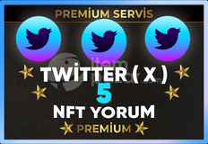 ⚡ [ PREMİUM ] TWİTTER ( X ) NFT 5 YORUM ⚡