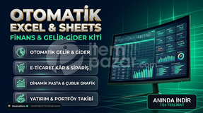 Pro Excel & Sheets Bütçe & Finans Takip Kiti