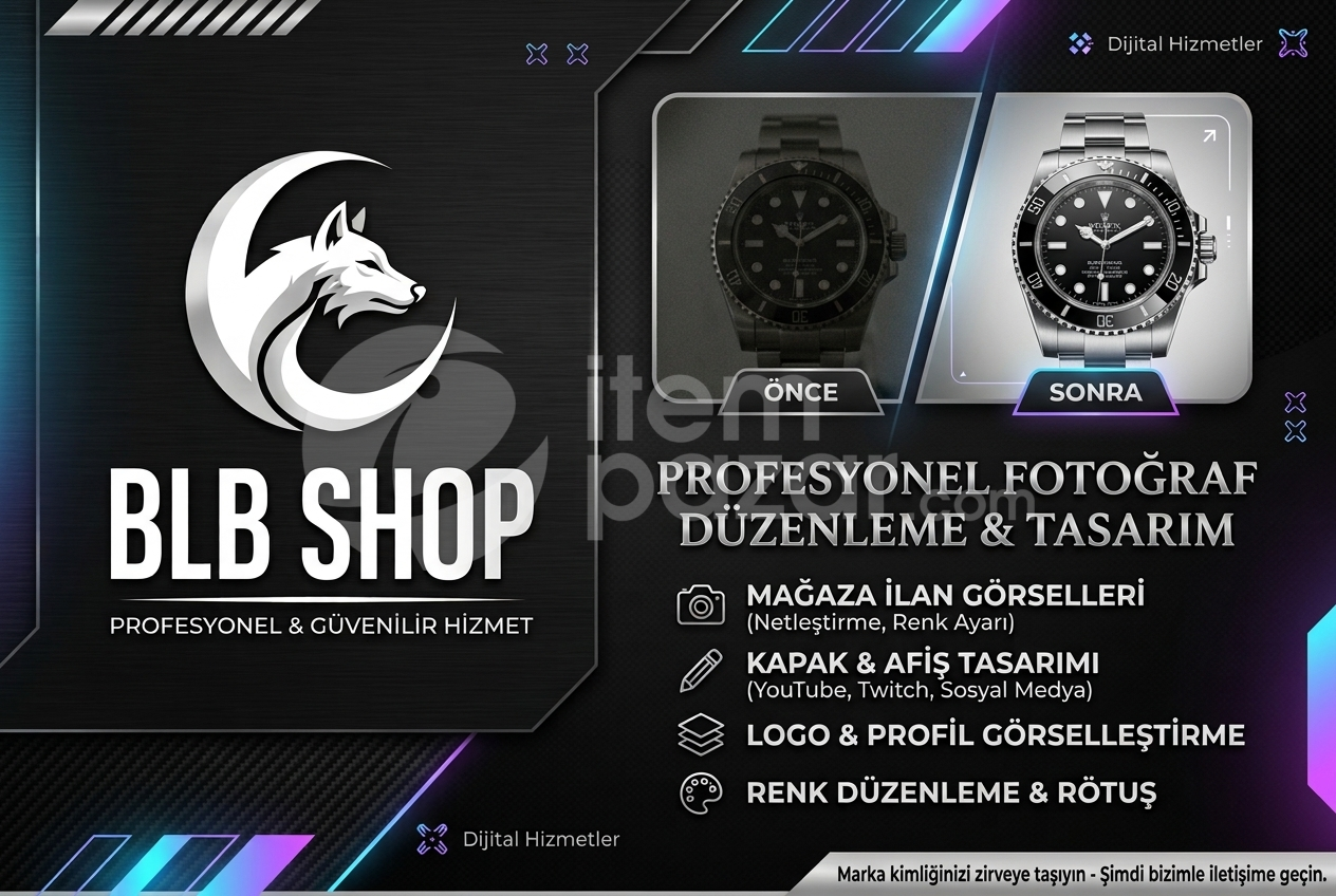 Profesyonel Fotoğraf Düzenleme — BLB SHOP