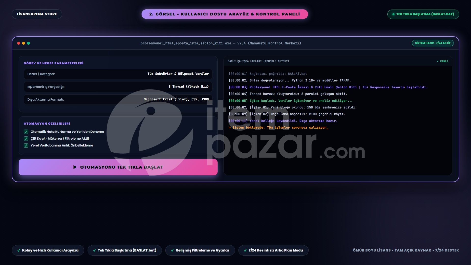 Profesyonel HTML E-Posta İmzası ve Cold Email