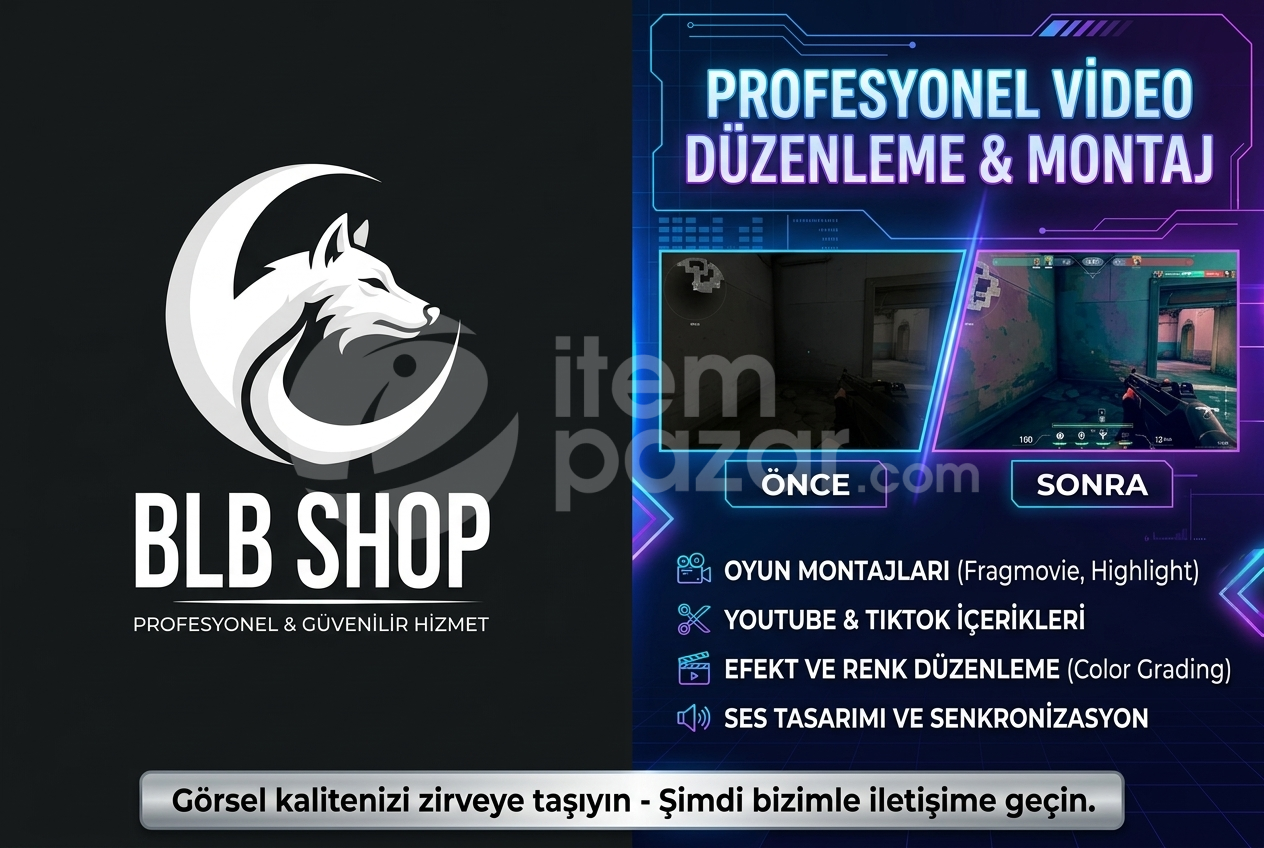 Profesyonel Video Düzenleme— BLB SHOP