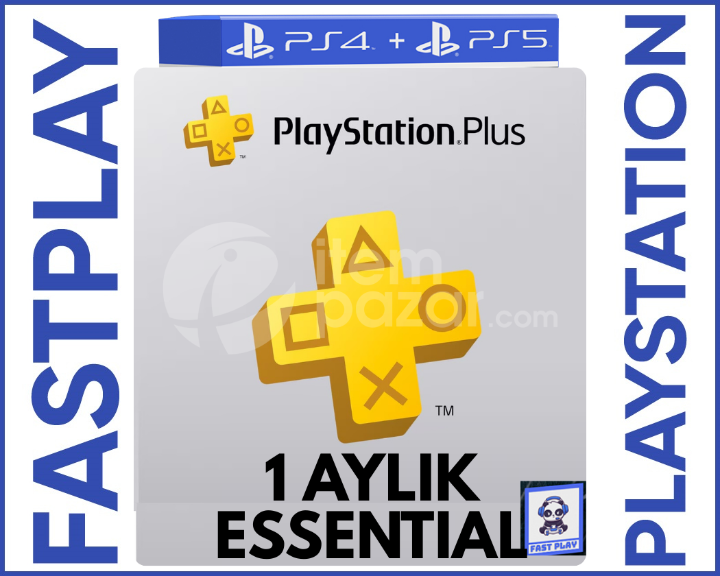 PSN PLUS ESSENTİAL 1 AY + GARANTİ PS4/PS5