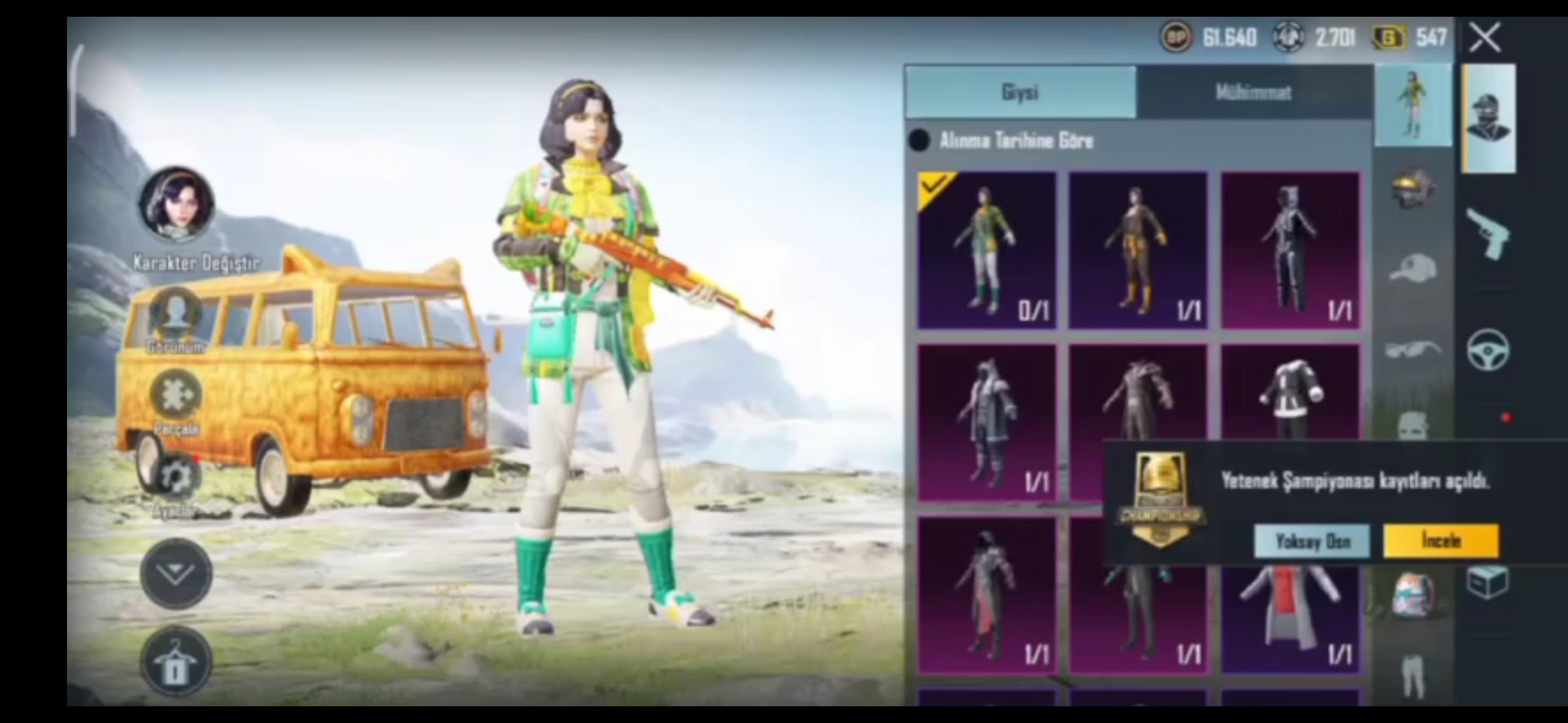 PUBG Hesap ANNA KARAKTER 