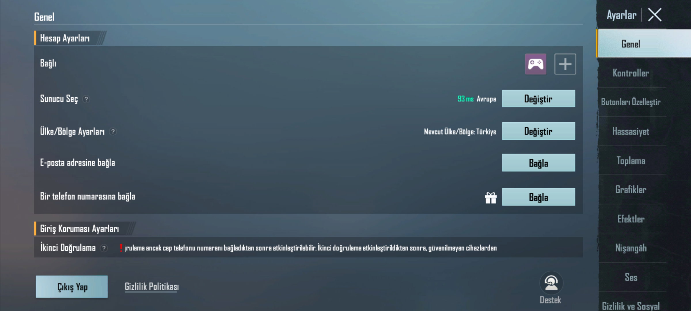 Pubg mobil emek hesabı