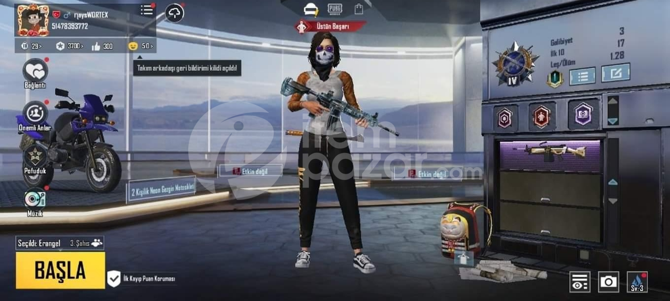 Pubg mobil sağlam ve uygun hesap 