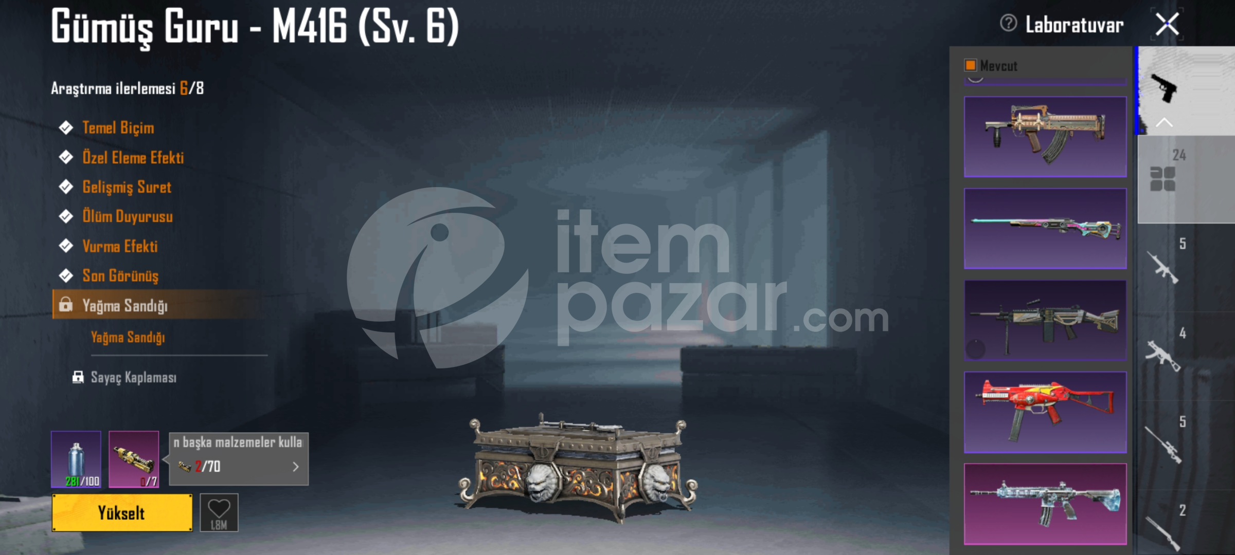 PUBG MOBİLE EMEK HESABIM SATILIKTIR