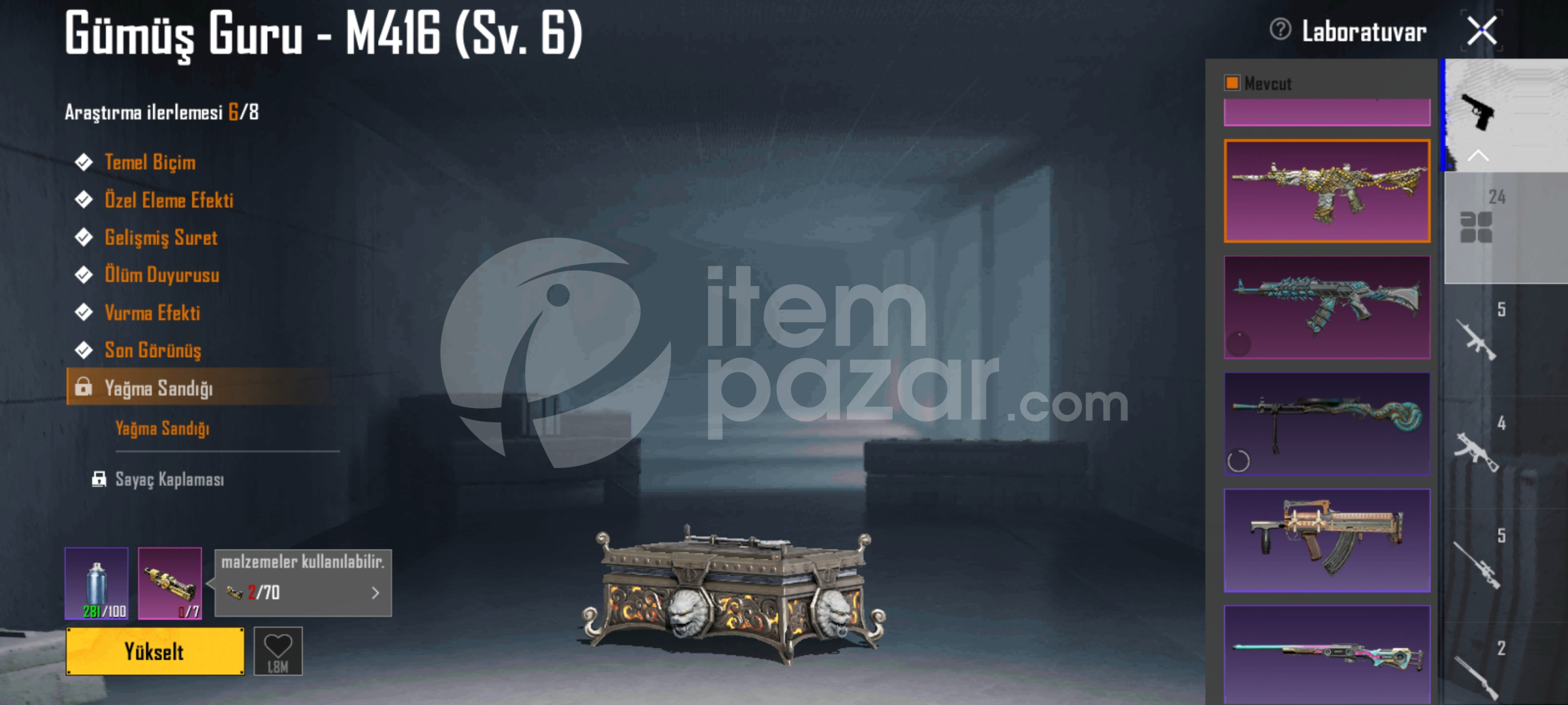 PUBG MOBİLE EMEK HESABIM SATILIKTIR