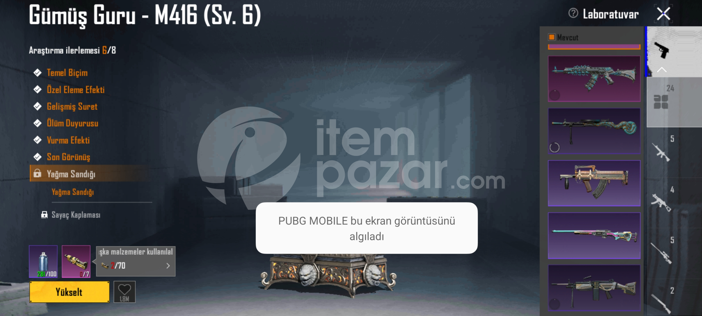 PUBG MOBİLE EMEK HESABIM SATILIKTIR