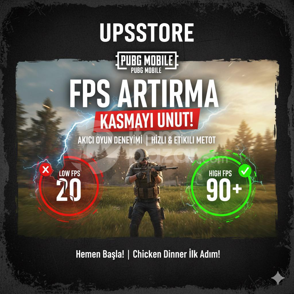  PUBG MOBİLE FPS ARTTIRMA METODU