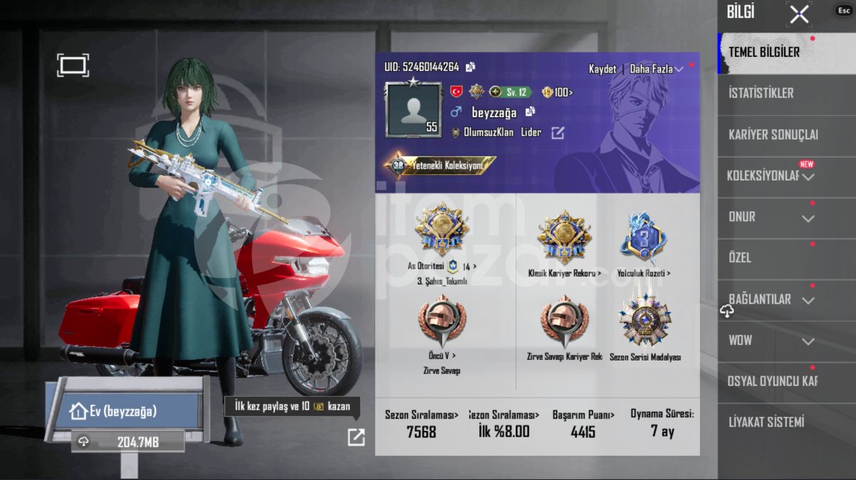 ? PUBG Mobile Hesabı Satılık