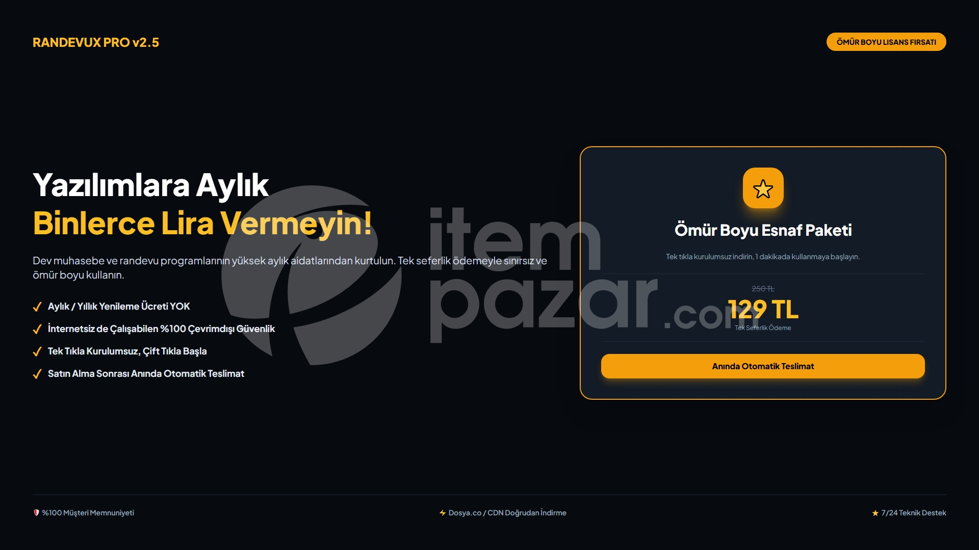 RandevuX Pro | Akıllı Müşteri & Randevu Takip