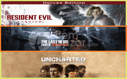 RE Requiem Deluxe + Tlou 2 + Uncharted