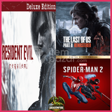 RE Requiem Deluxe + Tlou2 + Spiderman 2