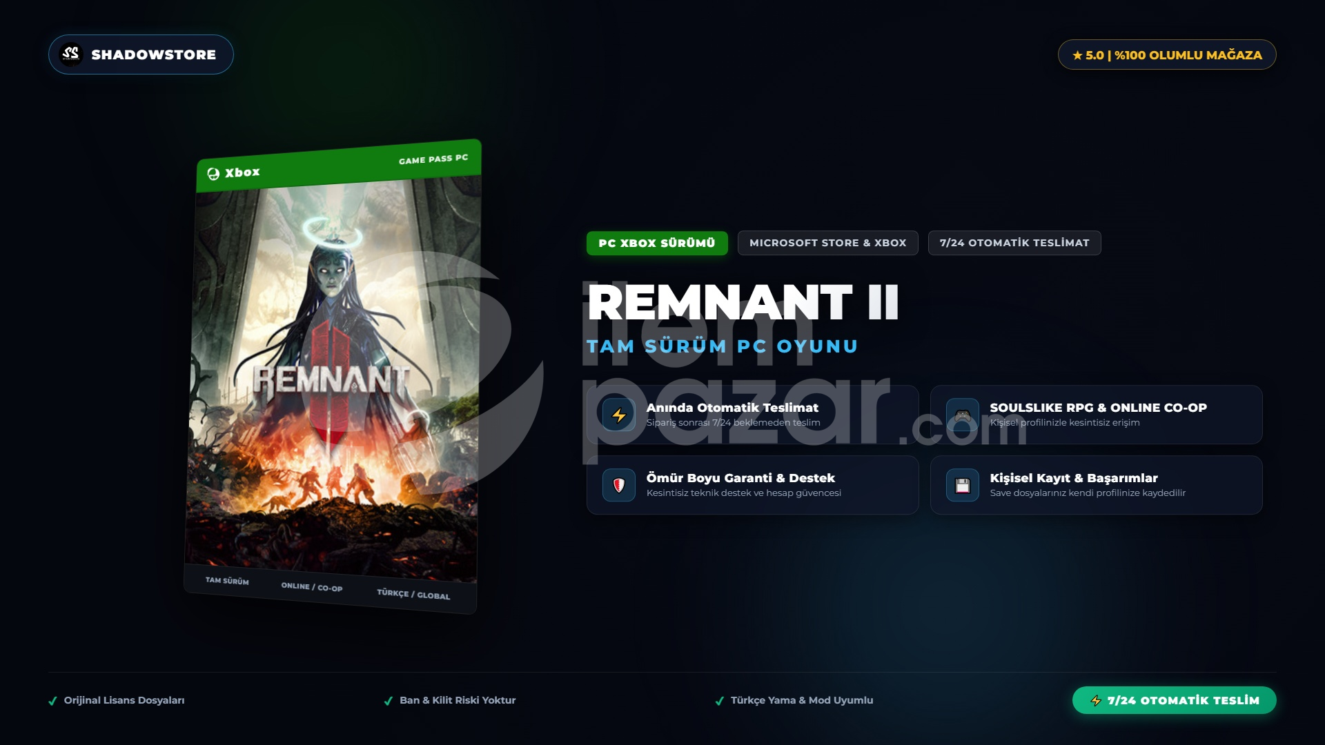 Remnant II Tam Sürüm Online Garanti