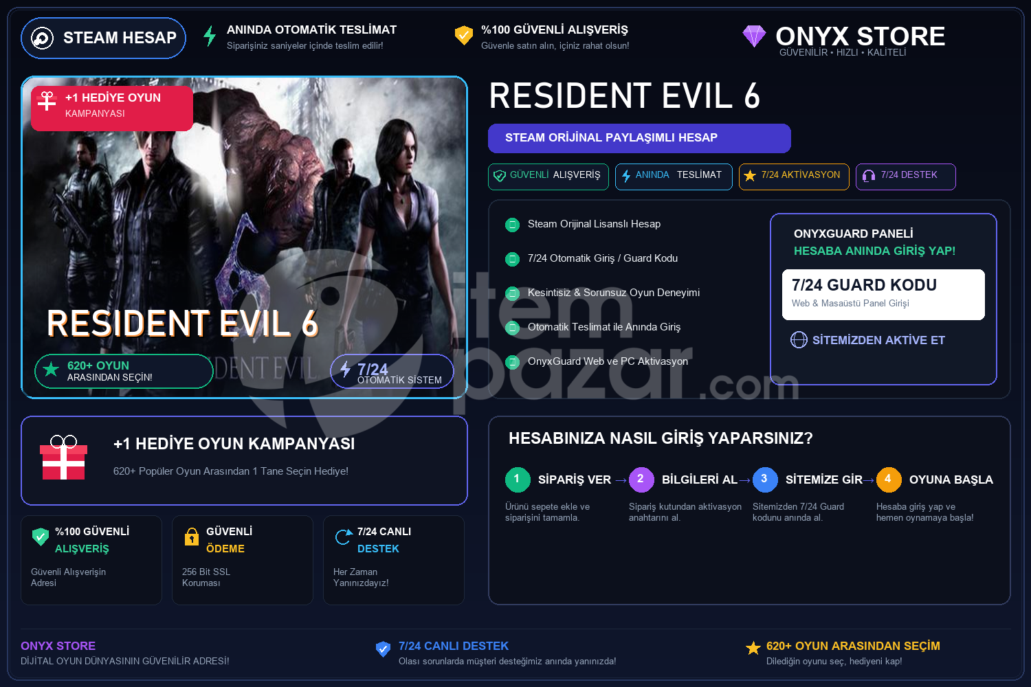 Resident Evil 6 Garantili + Hediye