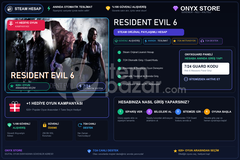 Resident Evil 6 Garantili + Hediye