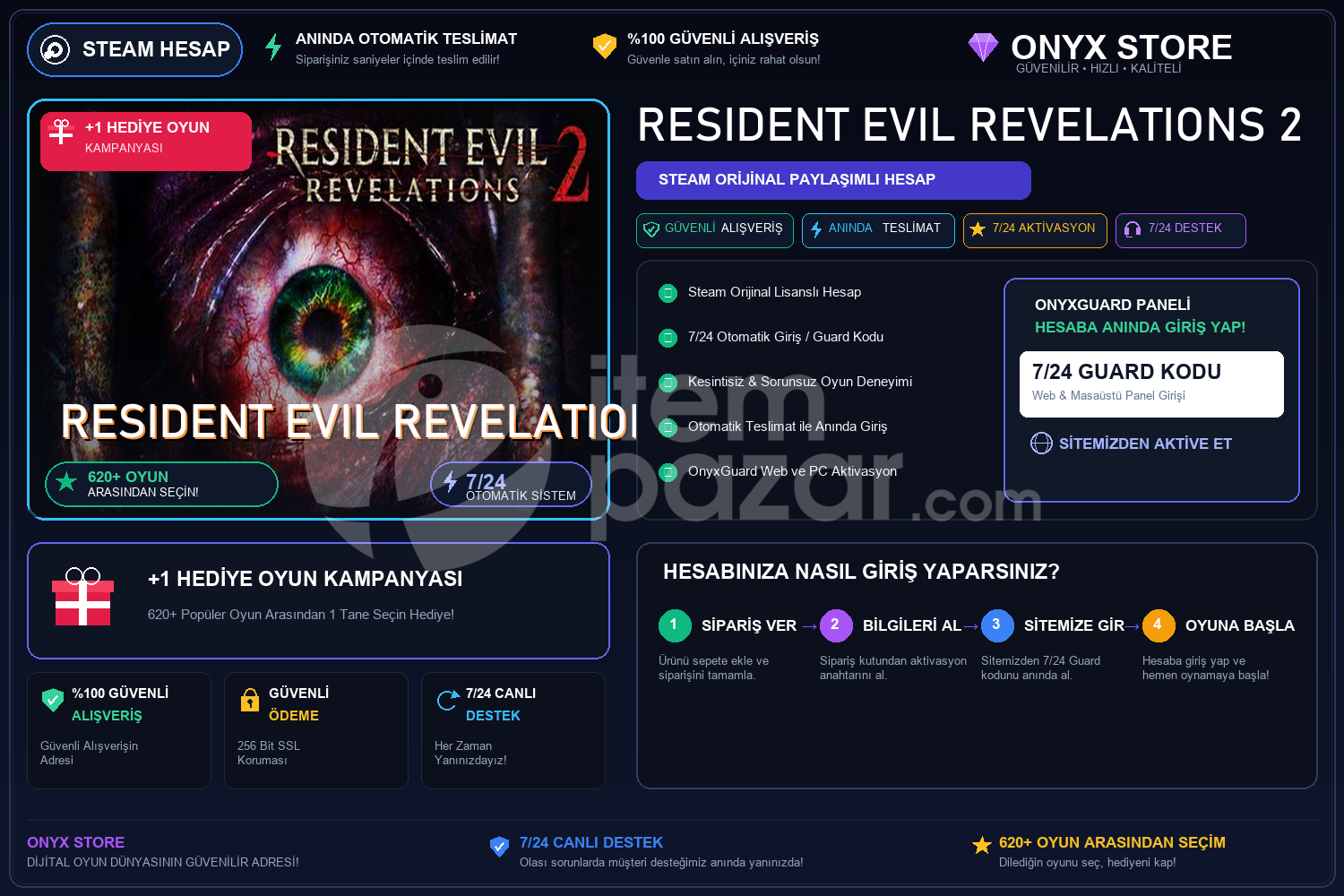 Resident Evil Revelations 2 Garantili + Hediye