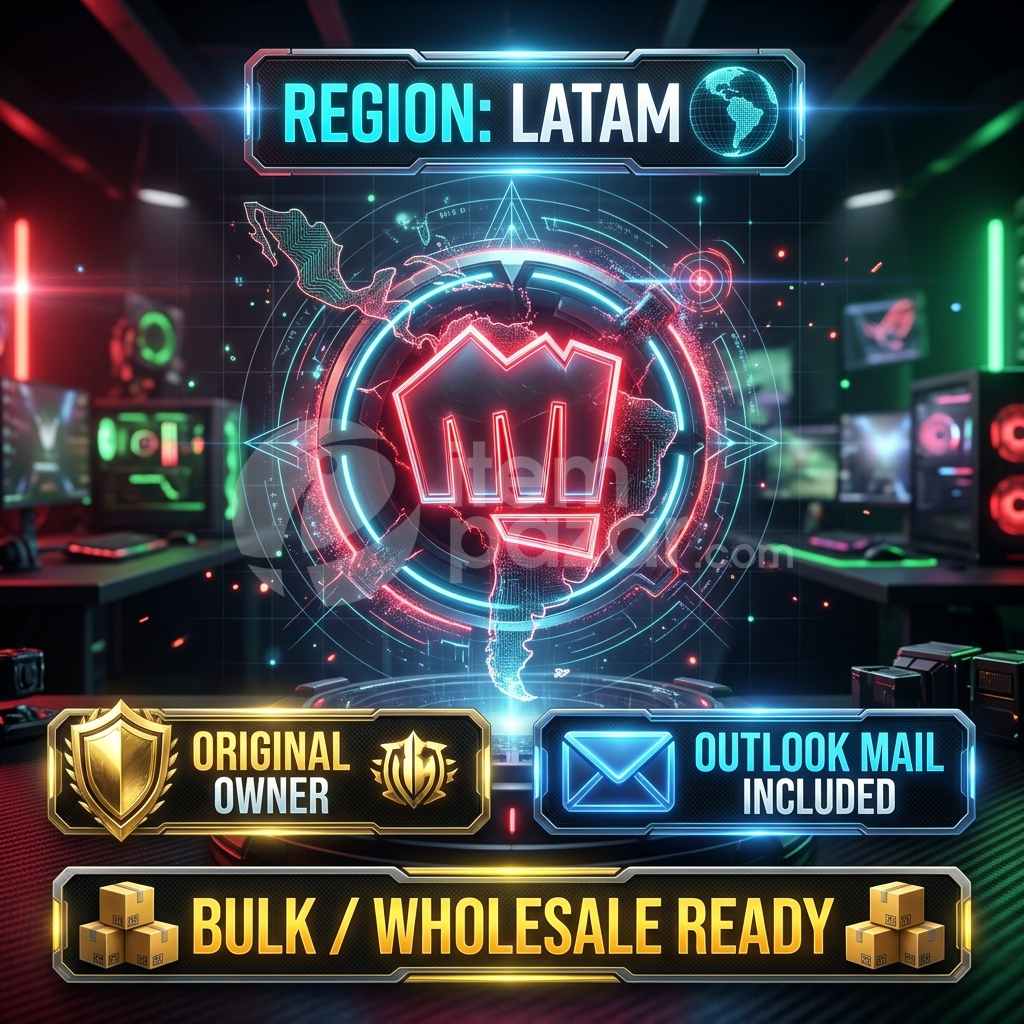 Riot Games Sıfır Temiz Hesap | LATAM Bölge